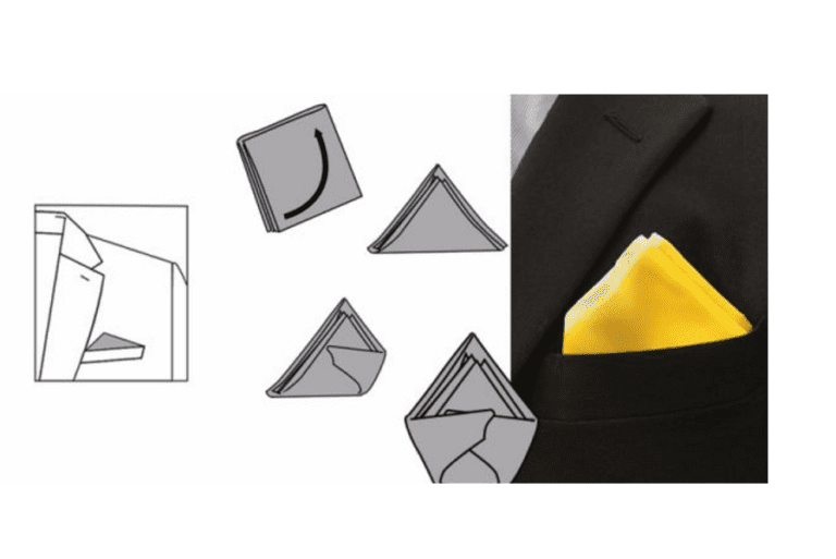 3 ways to Fold your Pocket Square Custom Suits NYC Bespoke Tailor